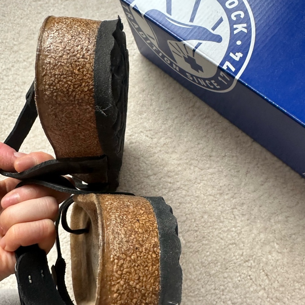 Birkenstock mayari oiled leather black sandals 37 - Picture 5 of 5
